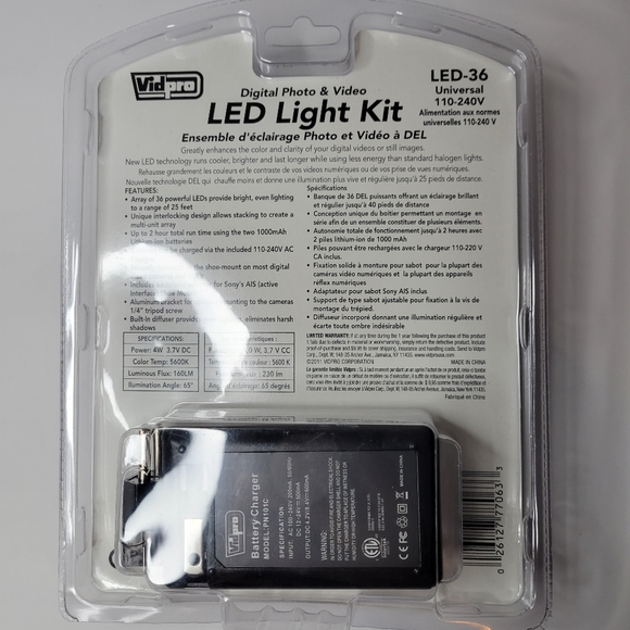 Digital Photo & Video LED Light Kit LED-36 - Picture 2 of 2